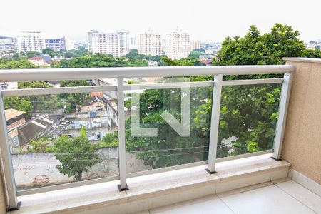 Varanda da Sala de apartamento para alugar com 2 quartos, 62m² em Todos Os Santos, Rio de Janeiro