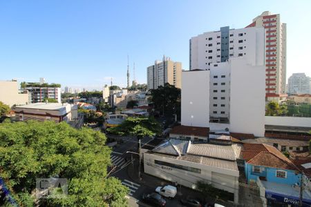 Vista da sacada da sala  de apartamento para alugar com 3 quartos, 98m² em Perdizes, São Paulo