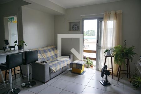 Sala de apartamento à venda com 1 quarto, 60m² em Cristo Rei, São Leopoldo