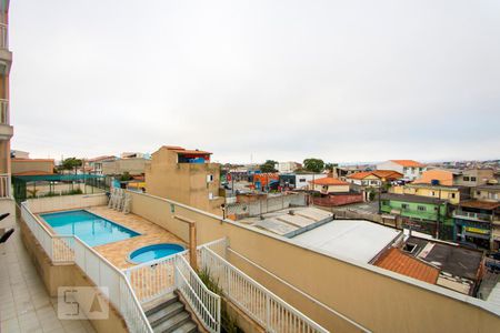 Vista da varanda de apartamento à venda com 2 quartos, 53m² em Vila Humaitá, Santo André