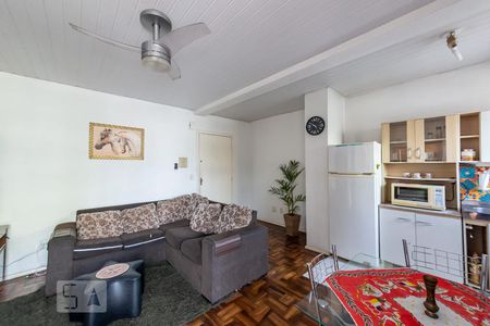 Sala de apartamento à venda com 1 quarto, 43m² em Floresta, Porto Alegre
