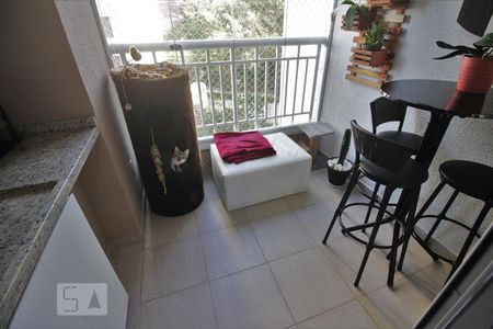 Varanda da Sala de apartamento para alugar com 2 quartos, 60m² em Vila Andrade, São Paulo