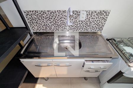 Apartamento para alugar com 40m², 1 quarto e sem vaga Apartamento para alugar com 40m², 1 quarto e sem vagaDetalhe - Cozinha