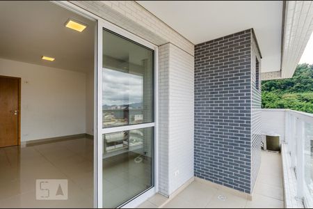 Varanda de apartamento para alugar com 2 quartos, 68m² em Gonzaga, Santos