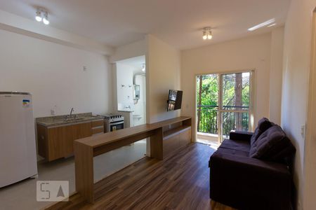 Sala  de apartamento para alugar com 1 quarto, 38m² em Granja Viana, Cotia