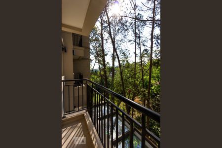Varanda da Sala  de apartamento para alugar com 1 quarto, 38m² em Granja Viana, Cotia