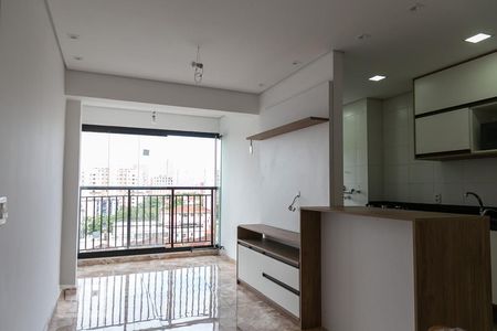 Sala de apartamento para alugar com 2 quartos, 63m² em Marapé, Santos