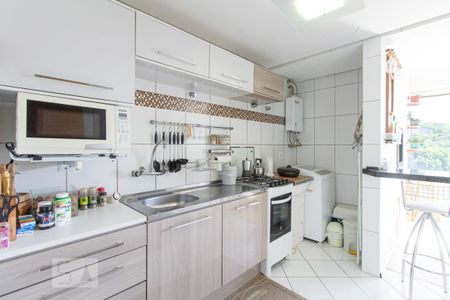 Cozinha de apartamento à venda com 3 quartos, 74m² em Cristo Redentor, Porto Alegre