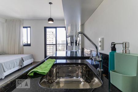 Studio para alugar com 26m², 1 quarto e sem vagaCozinha - Pia