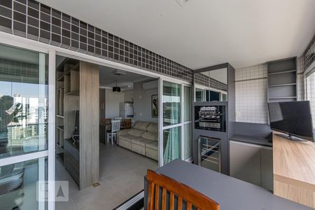Varanda Sala de apartamento para alugar com 1 quarto, 55m² em Vila Regente Feijó, São Paulo
