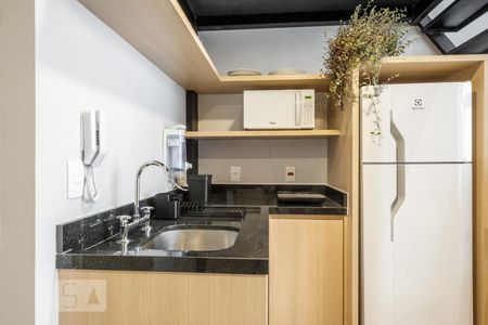Studio para alugar com 26m², 1 quarto e sem vagaCozinha Americana