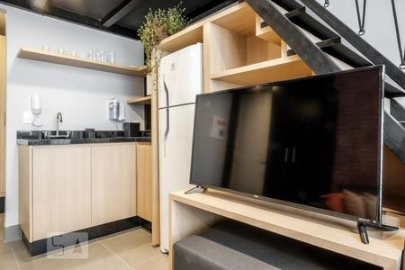 Studio para alugar com 26m², 1 quarto e sem vagaCozinha Americana