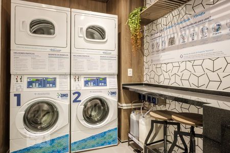 Studio para alugar com 26m², 1 quarto e sem vagaLavanderia