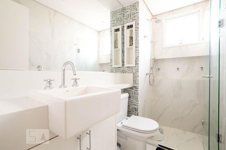 Banheiro da Suíte 1 de apartamento à venda com 3 quartos, 178m² em Mooca, São Paulo