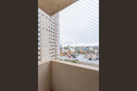 Varanda da Sala de apartamento à venda com 2 quartos, 52m² em Campanário, Diadema