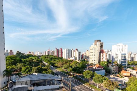 Varanda (Vista) de kitnet/studio para alugar com 1 quarto, 26m² em Vila Guarani (z Sul), São Paulo