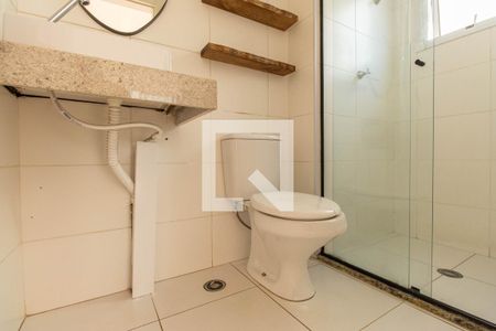 Apartamento para alugar com 40m², 1 quarto e sem vaga Apartamento para alugar com 40m², 1 quarto e sem vagaBanheiro da Suíte