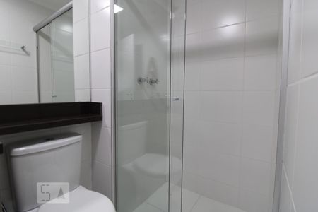 Banheiro e lavabo de apartamento para alugar com 1 quarto, 53m² em Chácara Santo Antônio (zona Sul), São Paulo