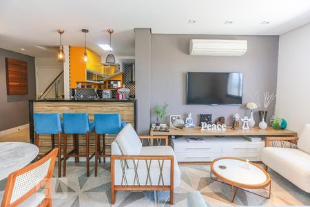 Sala de Estar de apartamento à venda com 2 quartos, 130m² em Jardim Bonfiglioli, São Paulo