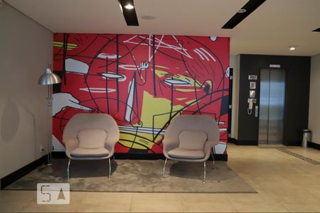 Studio para alugar com 40m², 1 quarto e 1 vaga Studio para alugar com 40m², 1 quarto e 1 vagaHall de entrada