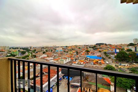 Varanda da Sala de apartamento para alugar com 2 quartos, 52m² em Vila Palmares, Santo André