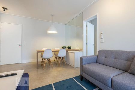 Sala de apartamento à venda com 1 quarto, 48m² em Pinheiros, São Paulo