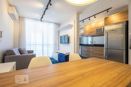 Sala de apartamento à venda com 1 quarto, 48m² em Pinheiros, São Paulo