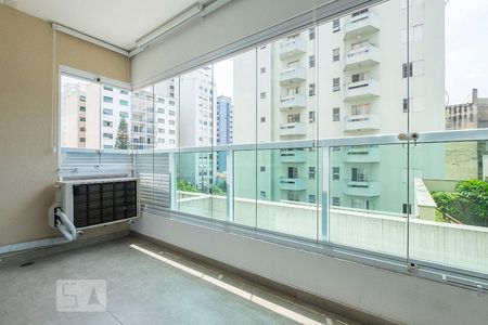 Sala - Varanda de apartamento à venda com 1 quarto, 48m² em Pinheiros, São Paulo