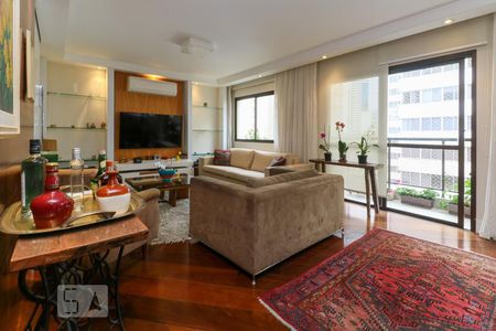 Sala de apartamento para alugar com 4 quartos, 163m² em Paraíso, São Paulo