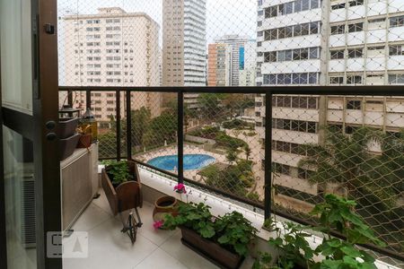 Varanda de apartamento para alugar com 4 quartos, 163m² em Paraíso, São Paulo