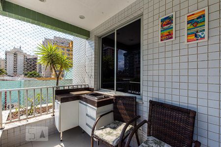 Varanda gourmet da Sala  de apartamento para alugar com 2 quartos, 84m² em Icaraí, Niterói