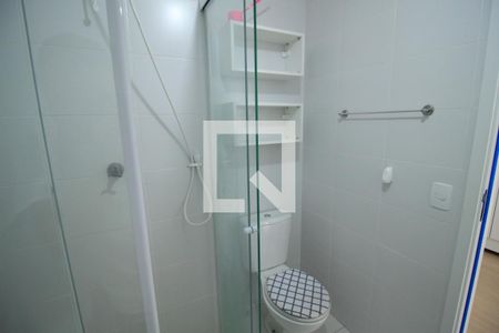 Banheiro de apartamento para alugar com 1 quarto, 26m² em Brás, São Paulo