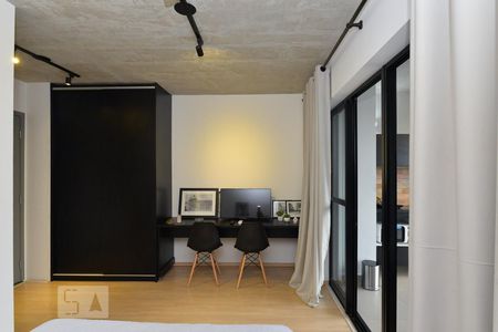 suíte de apartamento à venda com 1 quarto, 34m² em Bom Retiro, São Paulo