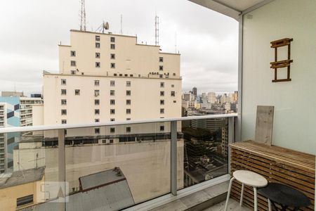 Varanda de kitnet/studio à venda com 1 quarto, 22m² em Centro, São Paulo