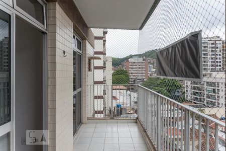Varanda da Sala  de apartamento para alugar com 2 quartos, 85m² em Grajaú, Rio de Janeiro