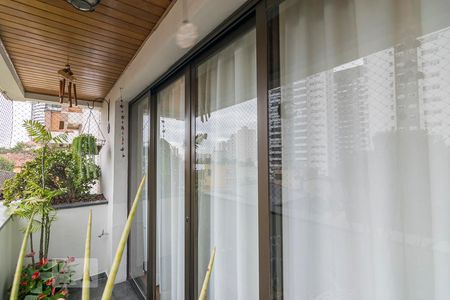 Varanda da Sala de apartamento à venda com 4 quartos, 140m² em Centro, Santo André