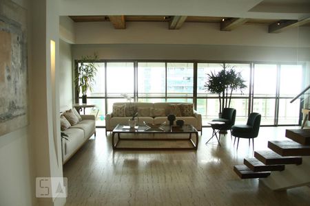 Sala de apartamento à venda com 6 quartos, 600m² em Barra da Tijuca, Rio de Janeiro