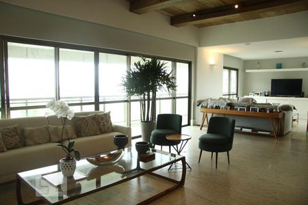 Sala de apartamento à venda com 6 quartos, 600m² em Barra da Tijuca, Rio de Janeiro