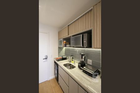 Studio à venda com 24m², 1 quarto e sem vagaCozinha