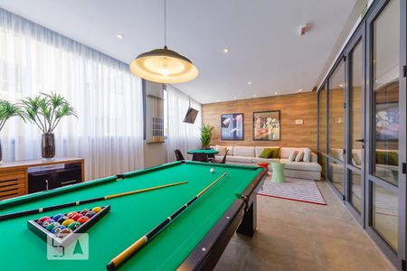 Studio para alugar com 31m², 1 quarto e sem vaga Studio para alugar com 31m², 1 quarto e sem vagaSalão de Jogos