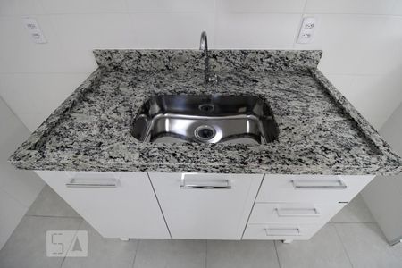 Apartamento para alugar com 37m², 1 quarto e sem vagaDetalhe da cozinha - Pia 