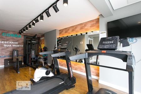 Área comum - Academia de kitnet/studio para alugar com 1 quarto, 30m² em Tatuapé, São Paulo