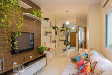 Sala de apartamento à venda com 2 quartos, 60m² em Vila Curuçá, Santo André