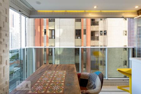 Varanda gourmet de apartamento à venda com 3 quartos, 95m² em Vila Regente Feijó, São Paulo