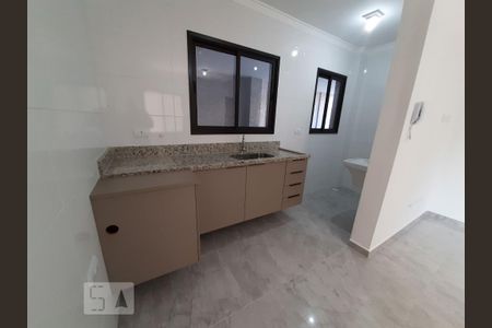 Cozinha de apartamento para alugar com 1 quarto, 49m² em Chácara Mafalda, São Paulo