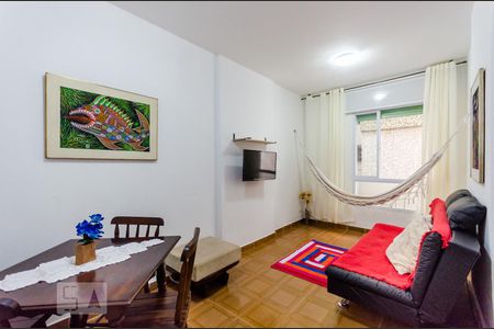 Sala de apartamento para alugar com 1 quarto, 33m² em Aparecida, Santos