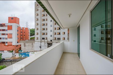 Varanda da Sala de apartamento para alugar com 3 quartos, 70m² em Estoril, Belo Horizonte