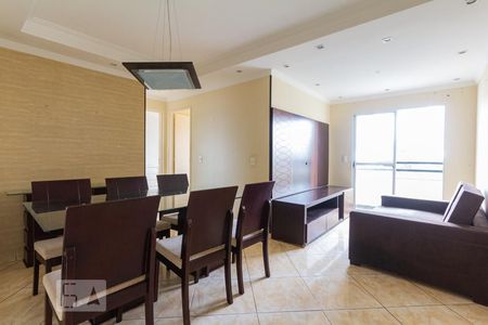 Sala e Sala de Jantar de apartamento para alugar com 2 quartos, 50m² em Vila São Francisco, Mauá