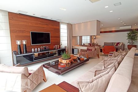 Sala de casa de condomínio à venda com 5 quartos, 500m² em Alphaville Residencial Dois, Barueri