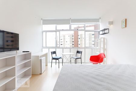 Studio para alugar com 26m², 1 quarto e sem vagaQuarto